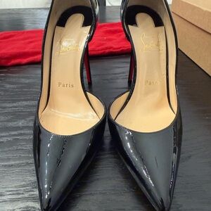 Christian Louboutin Glossy Black Heels